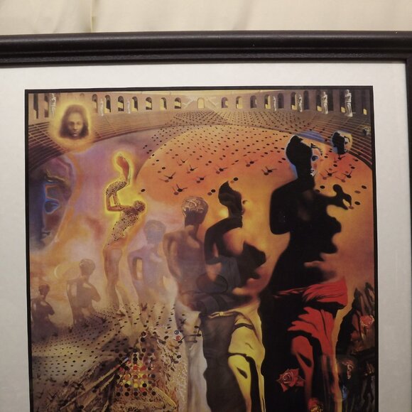 SALVADOR DALI "HALLUCINOGENIC TOREADOR" COLOR POSTER 1994 - Picture 2 of 8